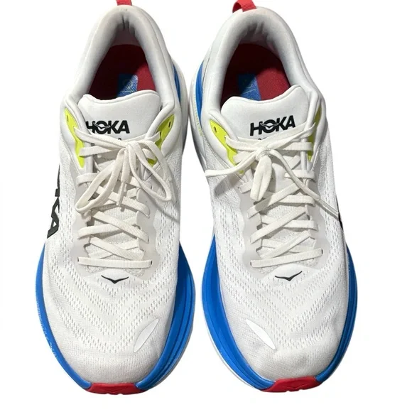 HOKA One One Bondi 8 Lace Up Running Shoes Size 14 D - Picture 3 of 6